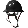 EVO® 6161 Full Brim Chinstrap, Vented Hard Hat, Black