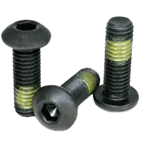 Button Socket Cap Screws, Nylon Patch/Pellet (inch)
