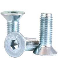 Flat Socket Cap Screw, zinc