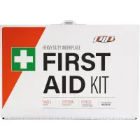 First Aid Kit, Waterproof Metal Tin, 25 Person