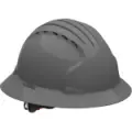 Evolution® 6161 Full Brim, Vented Hard Hat, Gray