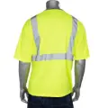 Short Sleeve T-Shirt, Chest Pocket, Class2, Yellow
