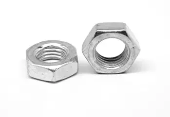 Heavy Hex Jam Nut, Zinc