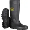 Boss PVC Black Boot, Steel Toe, 16