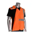 5 Point Breakaway Solid Vest, 3 Pocket, Class2, Orange