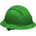Evolution® 6161 Full Brim, Vented Hard Hat, Green