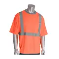 Short Sleeve T-Shirt, Chest Pocket, Class2, Orange